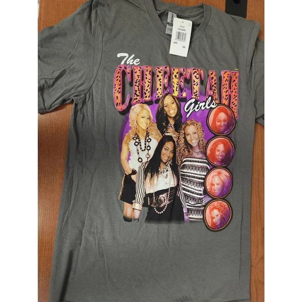 NWT Cheetah Girls grey small t-shirt